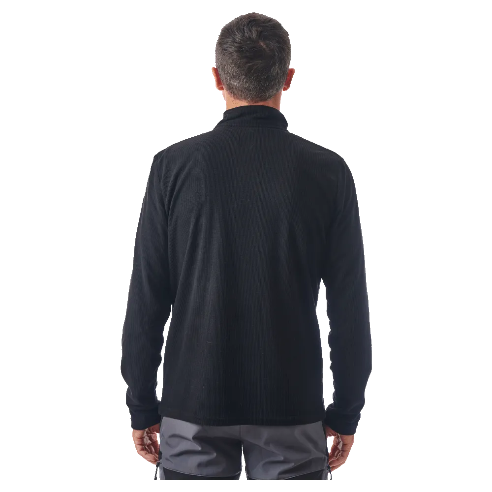 Lhotse Jawad Black polaire demi-zip grid