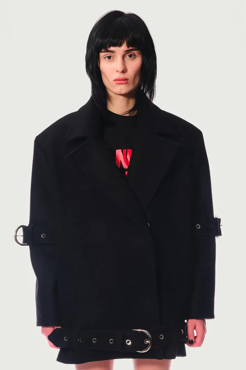 Jeanne Friot Awake Caban manteau oversize L