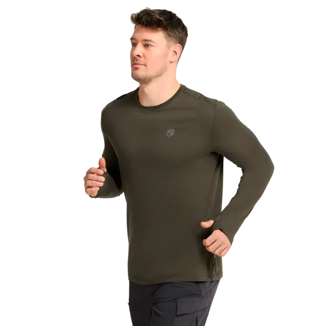 Jack Wolfskin Wool LS M t-shirt laine manches longues