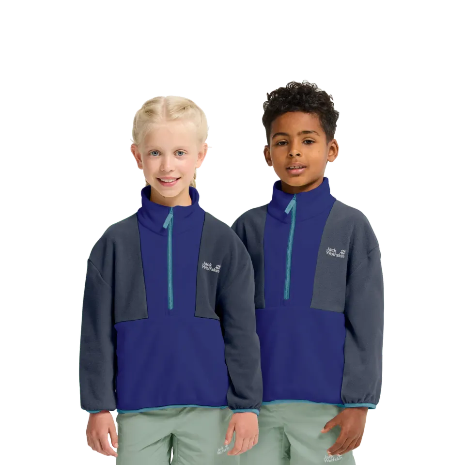 Jack Wolfskin Colorblock Taunus HZ K pull enfant polaire