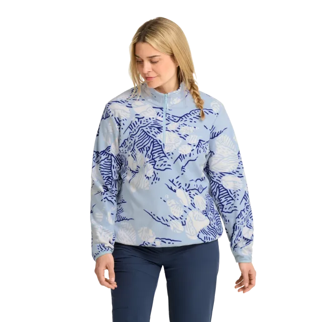 Jack Wolfskin Paw Era 100 Print HZ W polaire femme zippée
