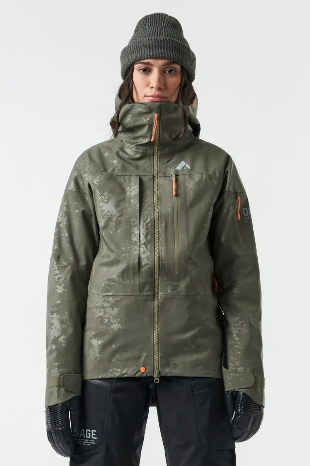 Orage MTN-X Panorama 3L veste ski femme boréal gaufré 3 couches