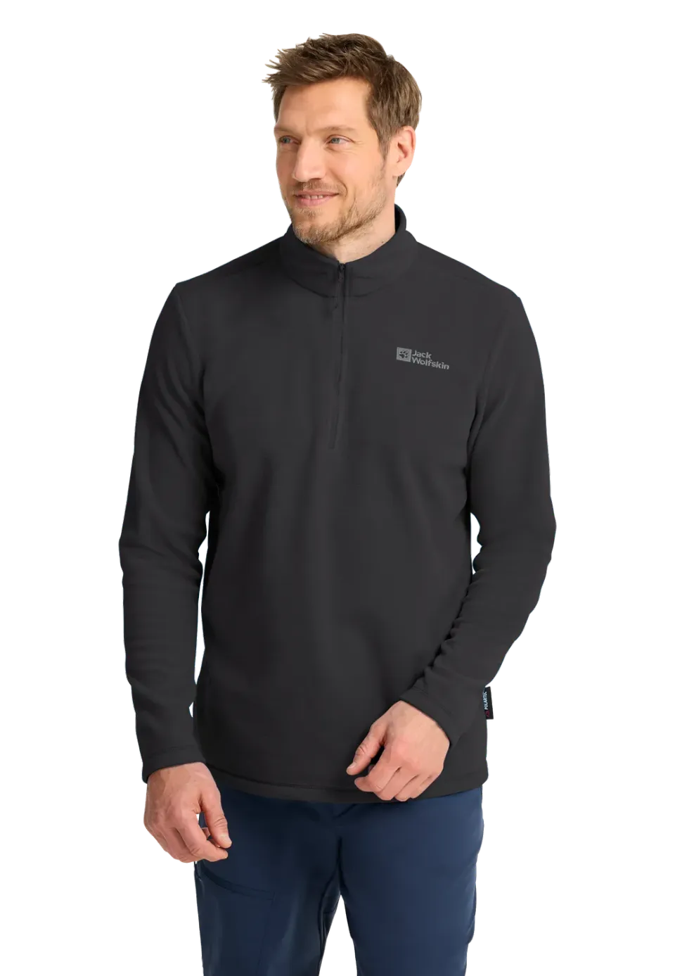 Jack Wolfskin Taunus HZ M pull polaire homme demi-zip léger