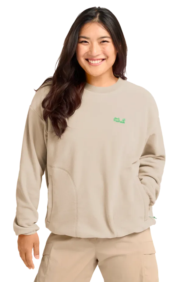 Jack Wolfskin Find The Wild Crewneck W sweat femme polaire