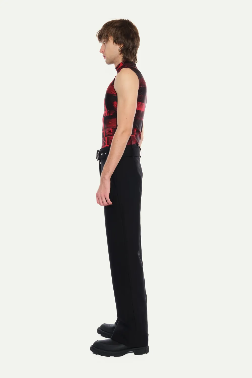 Jeanne Friot Belt Suit pantalon tailleur noir