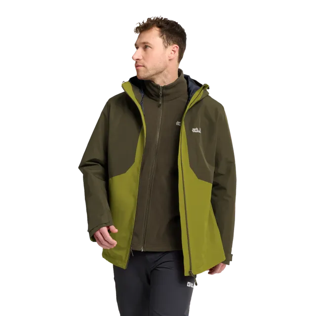 Jack Wolfskin Stonetrail 3IN1 JKT M veste 3-en-1 homme étanche