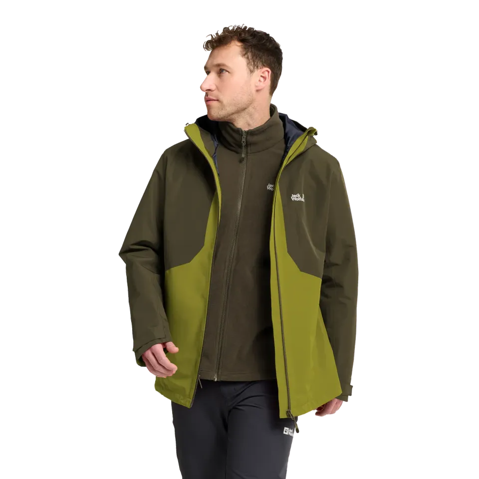 Jack Wolfskin Stonetrail 3IN1 JKT M veste 3-en-1 homme étanche