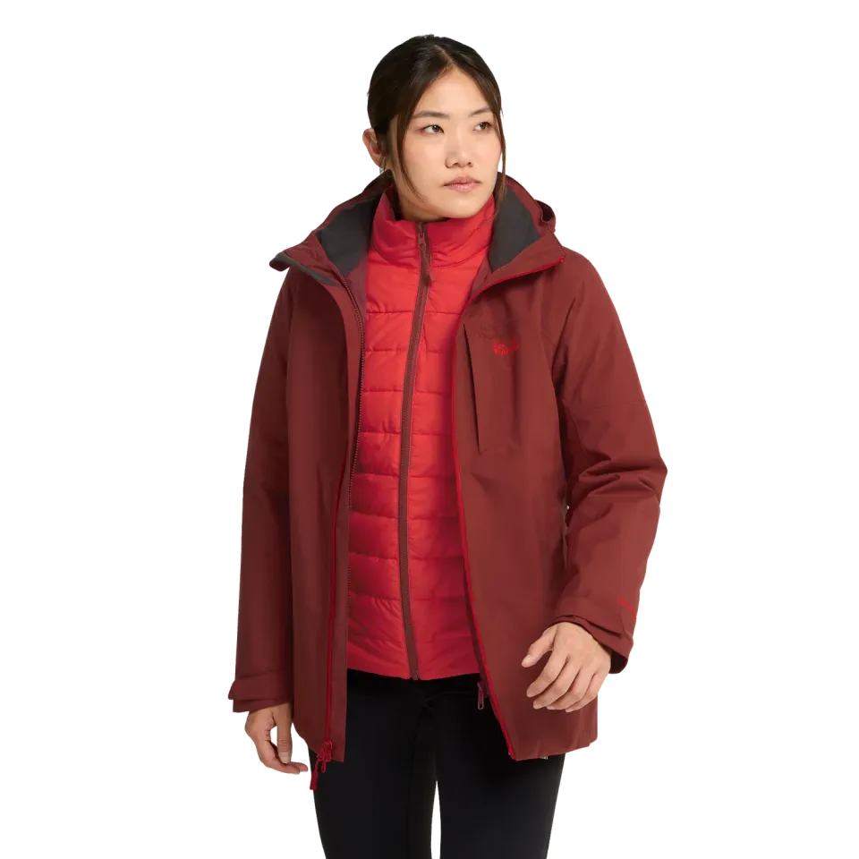 Jack Wolfskin Hunberg 2 3in1 Jkt W veste 3 en 1 femme étanche