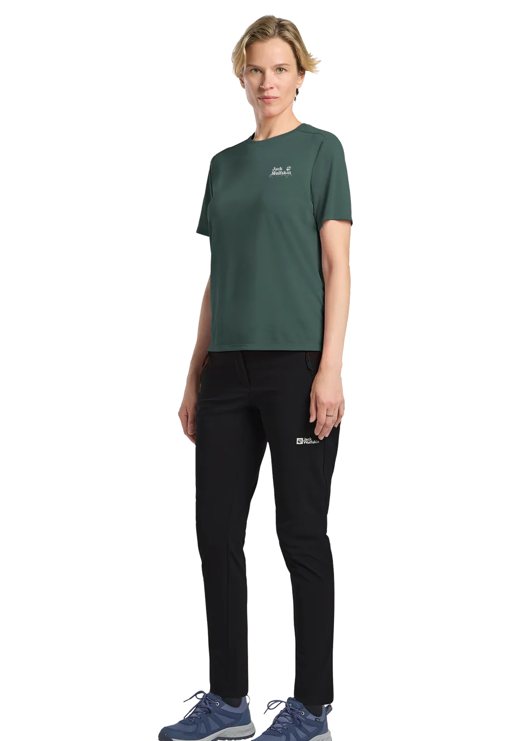 Jack Wolfskin Vonnan Graphic T W T-Shirt Femme Léger