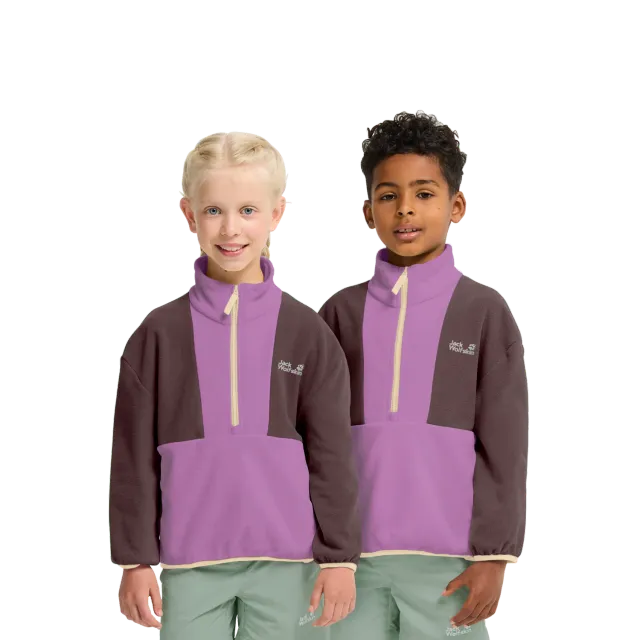 Jack Wolfskin Taunus Colorblock pull polaire enfant demi-zip