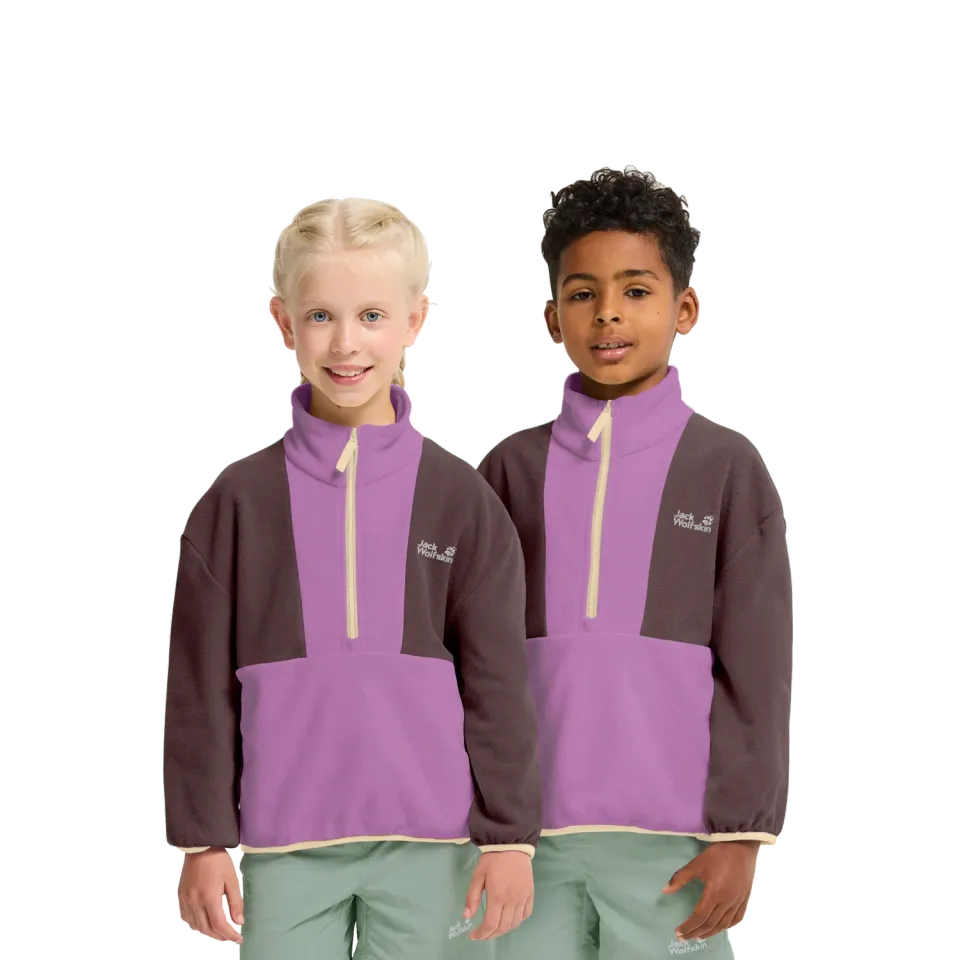 Jack Wolfskin Taunus Colorblock pull polaire enfant demi-zip